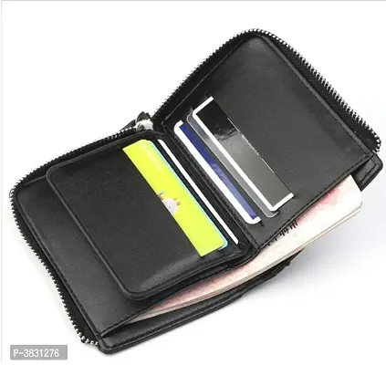 Trendy Leather Zipper Wallet For Men-thumb4
