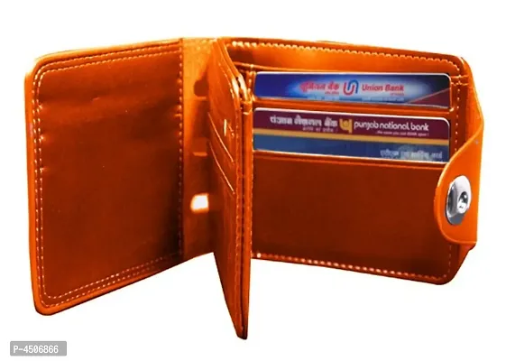 FASHLOOK TAN MEGNET WALLET FOR MEN-thumb2