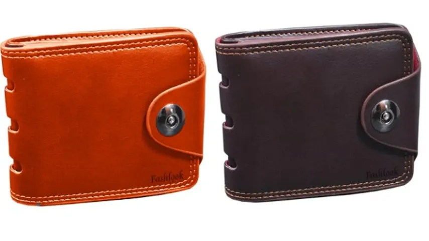 Stylish Premium Leather Combo Wallet For Men's