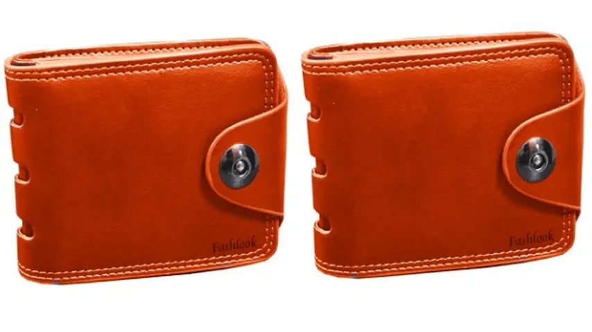 FASHLOOK COMBO OF 2 FASHLOOK MEGNET WALLET FOR MEN