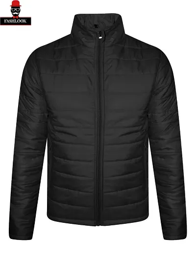 Stylish Polyester Fluffy Full Sleeve Jacket For Men