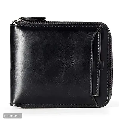 Stylish Solid Artificial Leather Two Fold Wallet For Men-thumb0