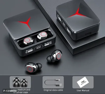 Stylish Black In-ear Bluetooth Wireless Headsets With Microphone-thumb2