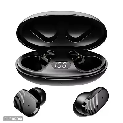 Stylish Black In-ear Bluetooth Wireless Headsets With Microphone