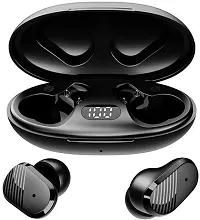 Stylish Black In-ear Bluetooth Wireless Headsets With Microphone-thumb2