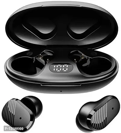 Stylish Black In-ear Bluetooth Wireless Headsets With Microphone-thumb3