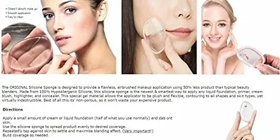 Silicone Makeup Blender for Face Make & Sponge set-thumb3