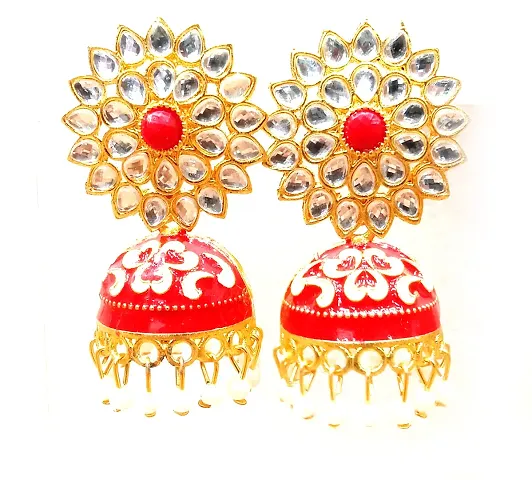 MEENAKARI BEADS EARRING 02