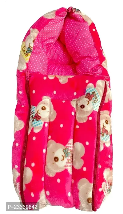 Comfortable Kids Charm Panda Mega 3 in 1 Babies Cotton Bed Cum Carry Bed Printed Baby Sleeping Bags