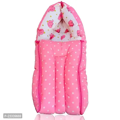 Comfortable Kids Charm 3 in 1 Babies Cotton Bed Cum Carry Bed Printed Baby Sleeping Bags