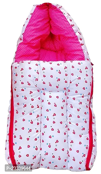 Comfortable Kids Charm Star Elephant 3 in 1 Babies Cotton Bed Cum Carry Bed Printed Baby Sleeping Bags