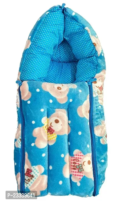 Comfortable Kids Charm Panda Mega 3 in 1 Babies Cotton Bed Cum Carry Bed Printed Baby Sleeping Bags