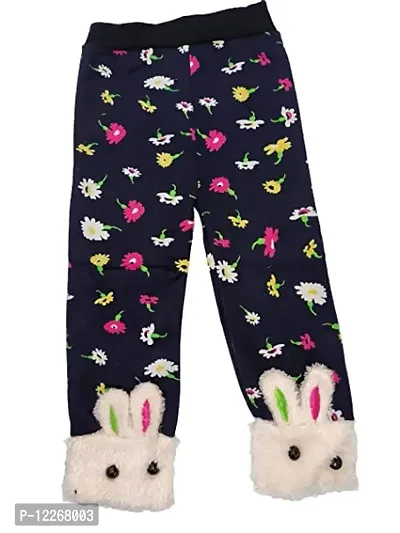 Mehak Fashion Baby Girl's  Boy's Soft Winter Velvet Pant Legging Pajama for Kids Multi Color (12-24 Months, 1)