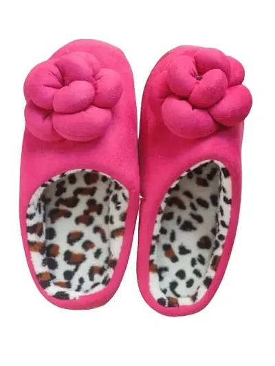 Mehak Fashion Slipper For Men's and Women's Flip Flops Winter Slides Home Open Toe Non Slip (PINK, numeric_8)