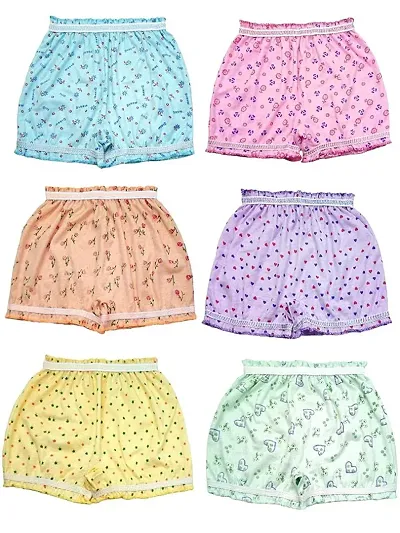 Panty For Girls (Multicolor, Pack of 6)