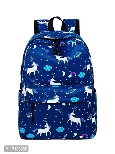 DP STAR Waterproof Kids Backpack, Girls  Women Stylish Trendy College, School  College Bags (BLUE) 20 L-thumb0