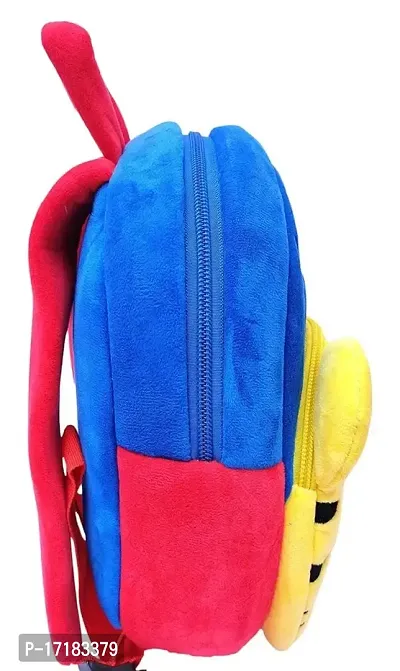 DP STAR Littel Tiger Velvet Soft Plush Cartoon School Bag for Kids School Nursery Picnic (1-5 Years)-thumb3