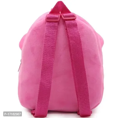 DP STAR Kids Nursary School Bag Soft PlushVelvet Backpacks Cartoon Baby Boy/Girl (2-5 Years) PADAY_BAG_4 (Pink Minnie)-thumb3