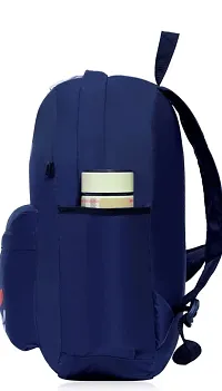 Navy Blue Polyester Casual Backpack For Women-thumb2