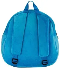 BRIJ BAGS School Doremon Bag for Kids Soft Plush Backpack for Small Kids Nursery Bag Kids Gift (Age 2 to 6 Years) (Nursery/Play School) Plush Bag (Blue, 10 L)-thumb1