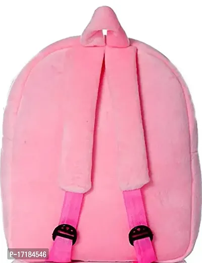 DP STAR BUTTERFLY Multicolor Velvet Soft Plush Cartoon School Bag for Kids School Nursery Picnic (1-5Years)-thumb2