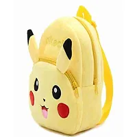 DP STAR Kids Nursary School Bag Soft PlushVelvet Backpacks Cartoon Baby Boy/Girl (2-5 Years) PADAY_BAG_3 (Peeka-chu)-thumb3