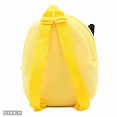 DP STAR Kids Nursary School Bag Soft PlushVelvet Backpacks Cartoon Baby Boy/Girl (2-5 Years) PADAY_BAG_3 (Peeka-chu)-thumb3