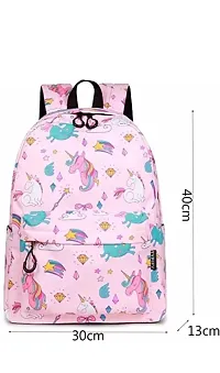 DP STAR Waterproof Kids Backpack, Girls  Women Stylish Trendy College, School  College Bags (PINK) 20 L-thumb2