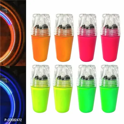 Bicycle Tyre Valve Light 8pc Bike Wheel Valve Light LED, Cycle Wheel light-thumb0