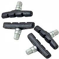 Bicycle Brake Shoes 4pc Brake Shoes Power Brake Pads Brake Rubber Set-thumb1