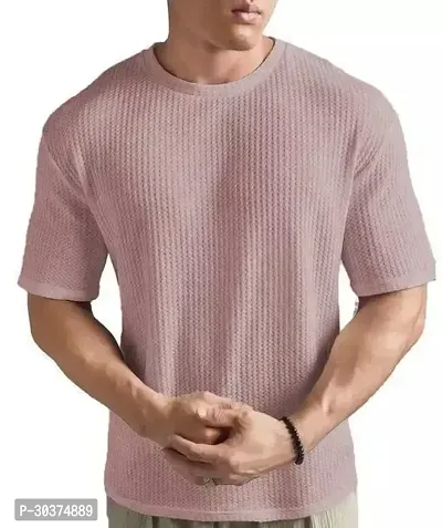 Classic Comfort Stylish Mens Round Neck T-Shirts-thumb0