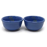 The Himalayan Goods Company Set or Pack of Mini Stoneware Ceramic Dessert Chutney Sauce Bowls 125 ml-thumb2