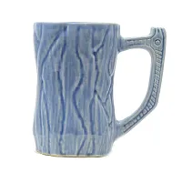 The Himalayan Goods Company Cool Ceramic Tiki Party Mugs Glasses, Beer Cocktail Hawaii, Island Mug 375 ml (Light Sky Blue)-thumb2