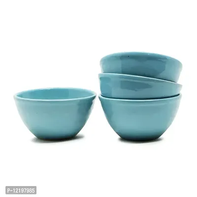 The Himalayan Goods Company ceramic Solid Bowl - 100ml, Sea Green-thumb0