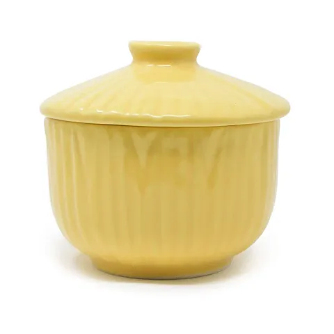 The Himalayan Goods Company - Designer Stoneware Ceramic Bowl with Lid (500ml)