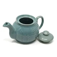 The Himalayan Goods Company Goa Beach Inspired Medium Teapot Kettle with Spout Teapot for 2 or 4 500ml (Green)-thumb2