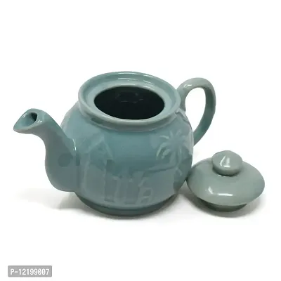 The Himalayan Goods Company Goa Beach Inspired Medium Teapot Kettle with Spout Teapot for 2 or 4 500ml (Green)-thumb3