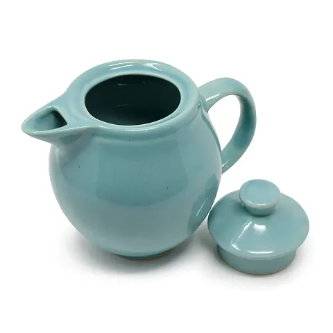 The Himalayan Goods Company - Stoneware Ceramic Spouted Coffee Tea Brewing Pot or Serving Teapot (550 ml)
