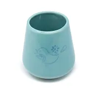 The Himalayan Goods Company Ceramic Spice Jar Container - 675 ml, Sea Green-thumb1