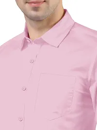 PURNDEEP Enterprise Men Plain Shirt (XX-Large, Baby Pink)-thumb3