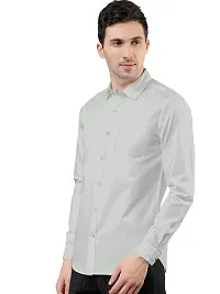 PURNDEEP Enterprise Men Plain Shirt (X-Large, Grey)-thumb1