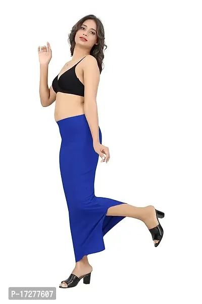 PRD Purndeep Enterprise Women Saree Shapewear with Rope Petticoat for Women Cotton Blended Shape Wear for Saree (Small, Royal Blue)-thumb3