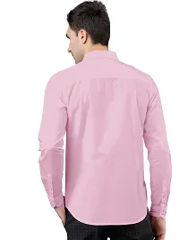 PURNDEEP Enterprise Men Plain Shirt (Large, Baby Pink)-thumb4