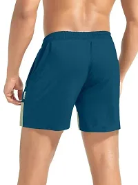 PRD PURNDEEP ENTERPRISE Men's Outdoor Quick Dry Lightweight Sports Shorts (Aqua Blue  Pista_XL)-thumb2