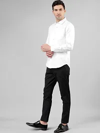 PURNDEEP Enterprise Men Plain Shirt (Large, White)-thumb3