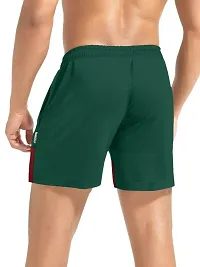 PRD PURNDEEP ENTERPRISE Men's Outdoor Quick Dry Lightweight Sports Shorts (Green  Maroon_XXL)-thumb4