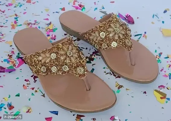 Stylish Embellished Fashion Flat for Women-thumb0