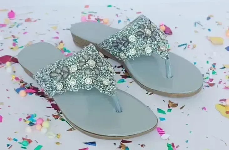 Stylish Embellished Fashion Flat for Women