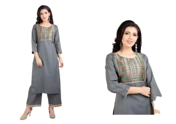 Trendy Design Kurti with Bottom