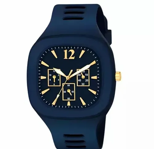 Stylish Silicone Analog Watches For Men